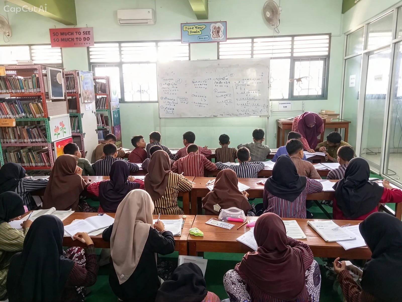 Selain Jadi Pusat Literasi, Perpustakaan Darul Ilmi MTs Negeri 6 Kulon Progo Jadi Langganan Tempat KBM
